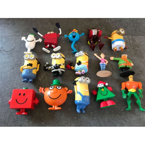 Lot De 15 Figurines Mac Donalds ( Monsieur Madame, Astérix, Les Minions..)
