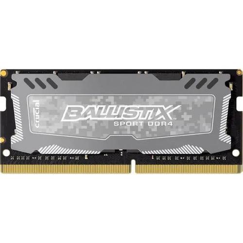 BALLISTIX Mémoire PC Sport LT Gris - DDR4 - 8GB - 2400 MHz - SODIMM