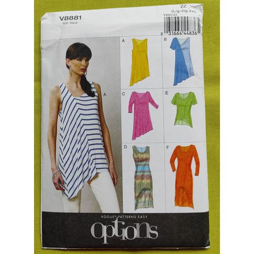 Patron Vogue Patterns Easy V8881