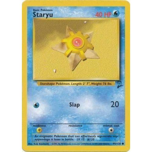 Stari ( Staryu ) Set De Base 2 ( Base Set 2 ) Pokémon 95/130