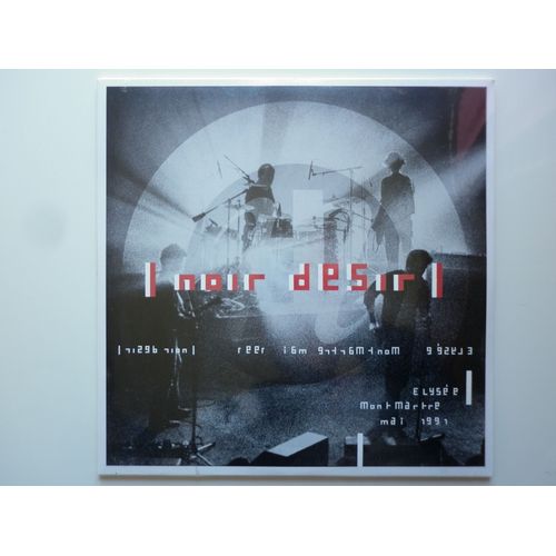 Noir Désir Album Double 33tours Élysée Montmartre Exclusivité Vinyles Couleur Marbrée Rouge Transparent