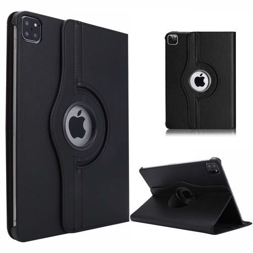 Housse Nouvel Apple Ipad Pro 11 M1 2021 4g/Lte / 5g Noire - Etui Coque De Protection 360 Degrés Tablette New Ipad Pro 5 11 Pouces 2021 - Accessoires Pochette Xeptio !