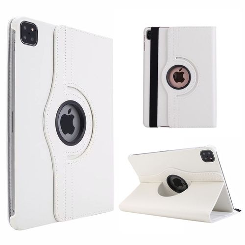 Housse Nouvel Apple Ipad Pro 12,9 M1 2021 4g/Lte / 5g Blanche - Etui Coque Blanc De Protection 360 Degrés Tablette New Ipad Pro 5 12.9 Pouces 2021 - Accessoires Pochette Xeptio !