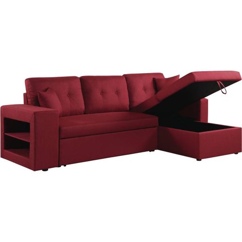 Canapé D'angle Convertible/Réversible "Axel" - 3 Places - Rouge