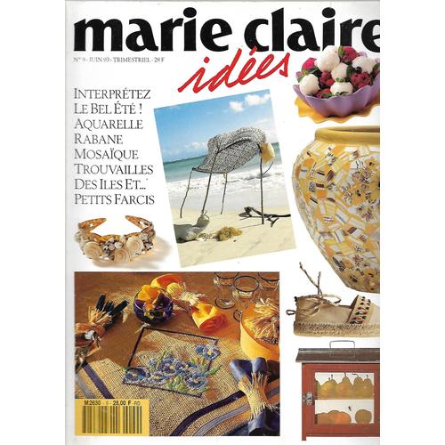 Marie Claire Idées Juin 1993 N°9