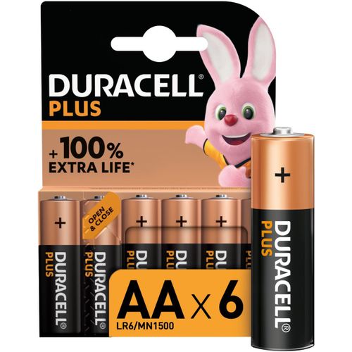 Pile Duracell AA X6 PLUS