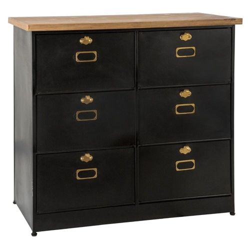 Commode 6 Clapets Ivan Atmosphera - Noir