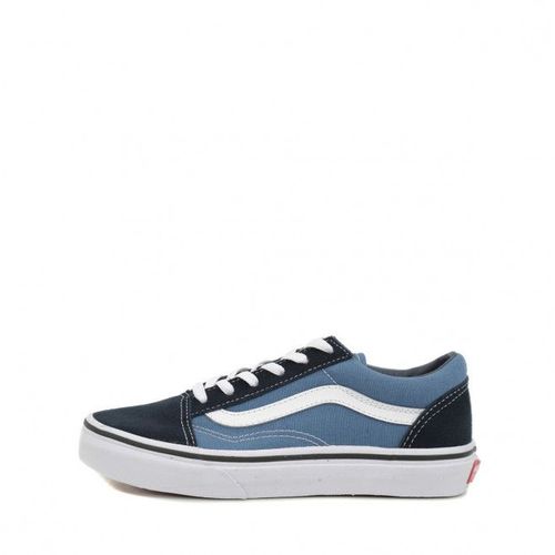 Vans - Chaussures À Scratch Pour Enfant Old Skool - Bleu - 34
