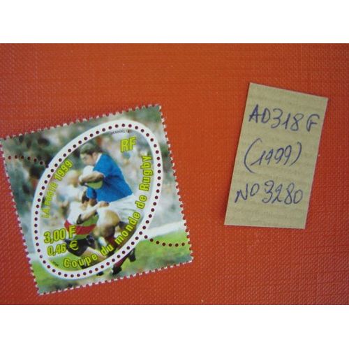 Ad 318 F // Timbre France N°3280 (1999) Neuf" Coupe Du Monde De Rugby