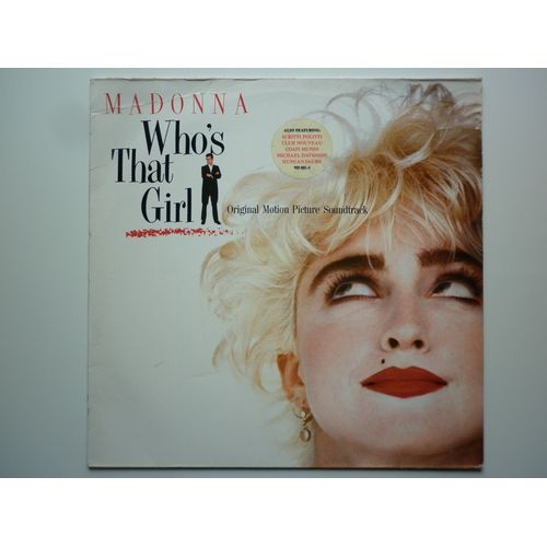 Madonna 33tours Vinyle Who's That Girl (Original Motion Picture Soundtrack)