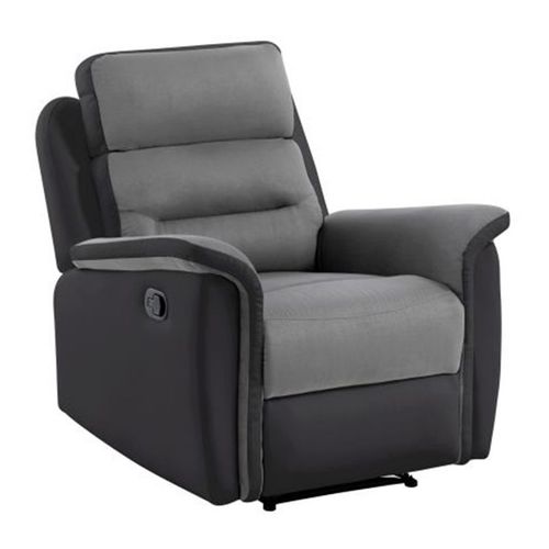 Fauteuil De Relaxation "Kato" 100cm Noir & Gris