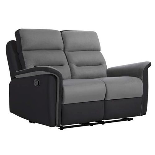 Canapé De Relaxation "Kato" 140cm Gris & Noir