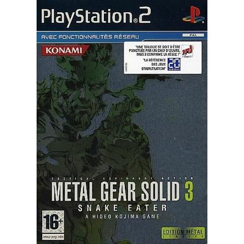 Metal Gear Solid 3 - Edition Metal Limitée Ps2