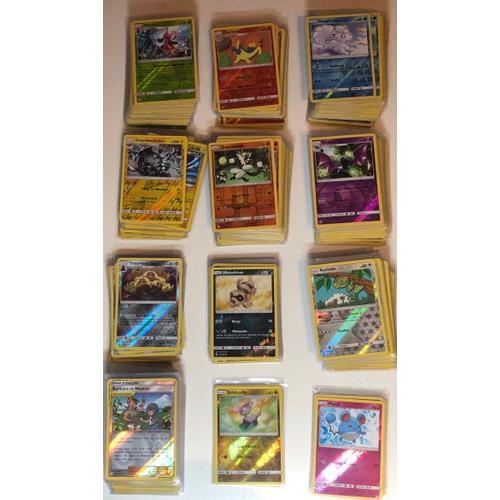 Lot De 100 Cartes Pokemon Brillantes (Reverse)