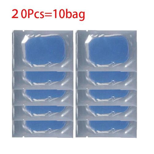 Couleur 20pcs Coussinets De Gel Abs De Remplacement, 100 Pièces, , Stimulateur Musculaire Abdominal, Patch D'hydrogel, Pour Machine De Massage Abdominal, Autocollants