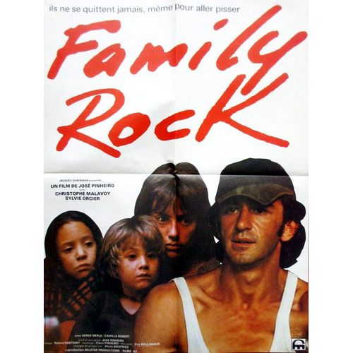 Family Rock - Véritable Affiche De Cinéma Pliée - Format 40x60 Cm - De José Pinheiro Avec Christophe Malavoy, Sylvie Orcier, Camille Robert - 1982
