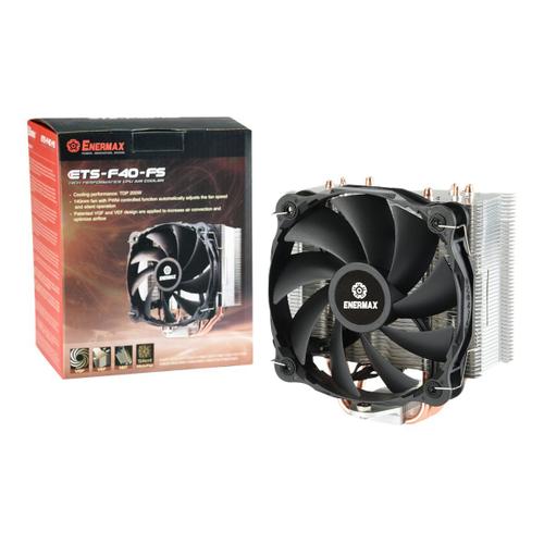 Enermax ETS-F40-FS - Refroidisseur de processeur - (pour : LGA1156, AM2, AM2+, LGA1366, AM3, LGA1155, AM3+, LGA2011, FM1, FM2, LGA1150, FM2+, LGA2011-3, LGA1151, AM4, LGA2066, LGA1200) -...