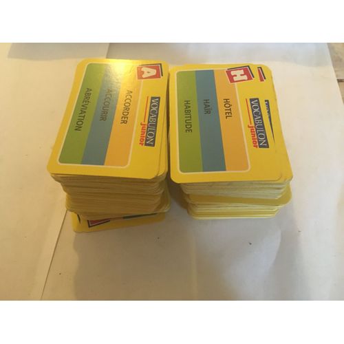 Lot De 351 Cartes-Énigme Pour Le Jeu Vocabulon Junior Megableu