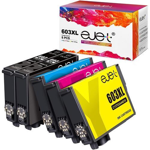 5 Pack 603XL Remplacement pour Epson 603 XL Cartouches d'encre