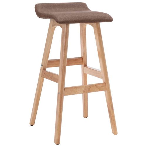 Vidaxl Chaise De Bar Taupe Tissu