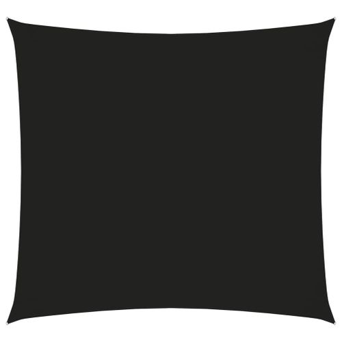 Vidaxl Voile De Parasol Tissu Oxford Carré 5x5 M Noir