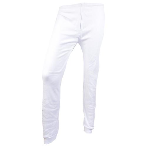 Caleçon Homme Thermo Doublé Polaire Thermo Caleçon Blanc