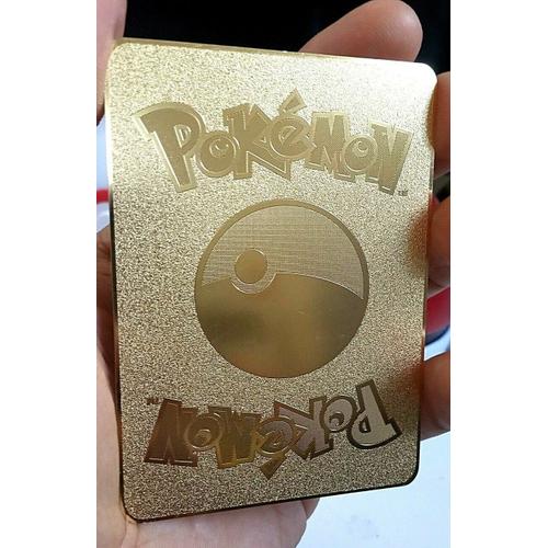 Carte Pokémon Gold Métal - Artikodin