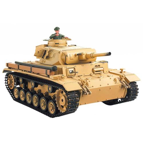 Tank Télécommandé Tauchpanzer Iii Son Et Fumée Rc 2.4 Ghz 1/16 Ème-Amewi