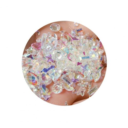Excellente Décoration 3d Pour Les Ongles, 1 Boîte De Bijoux De Manucure, Design De Luxe, Spectacle Accrocheur, Charme Unique
