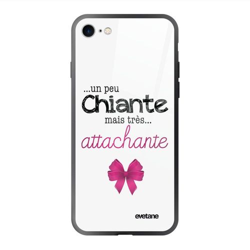 Coque Iphone 7/8/ Iphone Se 2020/ 2022 Coque Soft Touch Glossy Un Peu Chiante Tres Attachante Design Evetane