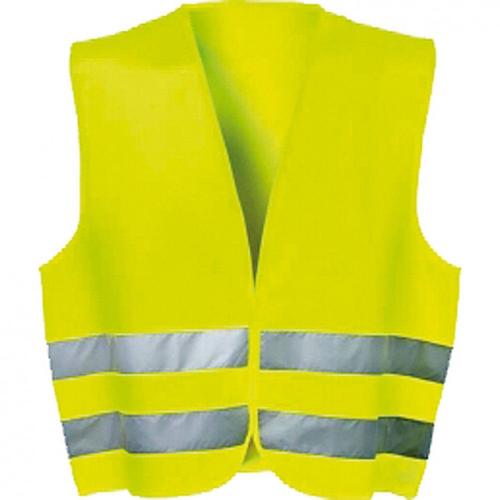 Gilet Jaune Fluo De Sécurité Approuvé Ce Bandes Réfléchissantes Polyester Xxl