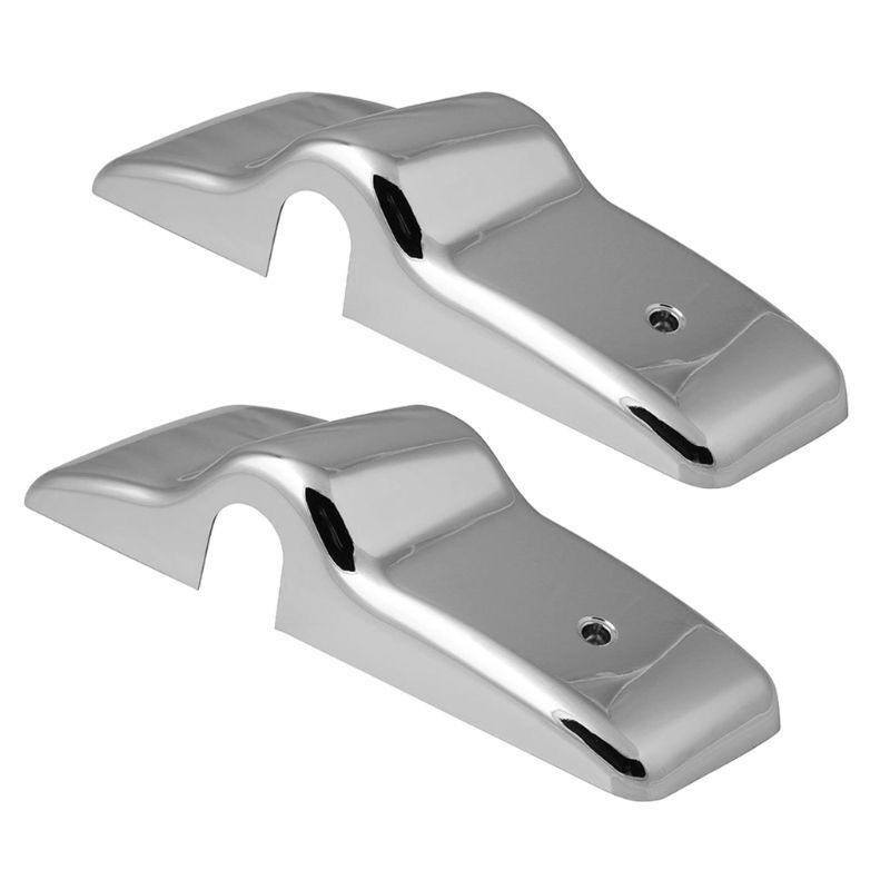 Couvercles De Miroirs Avec Support Chrom�, 2 Pi�ces - 2