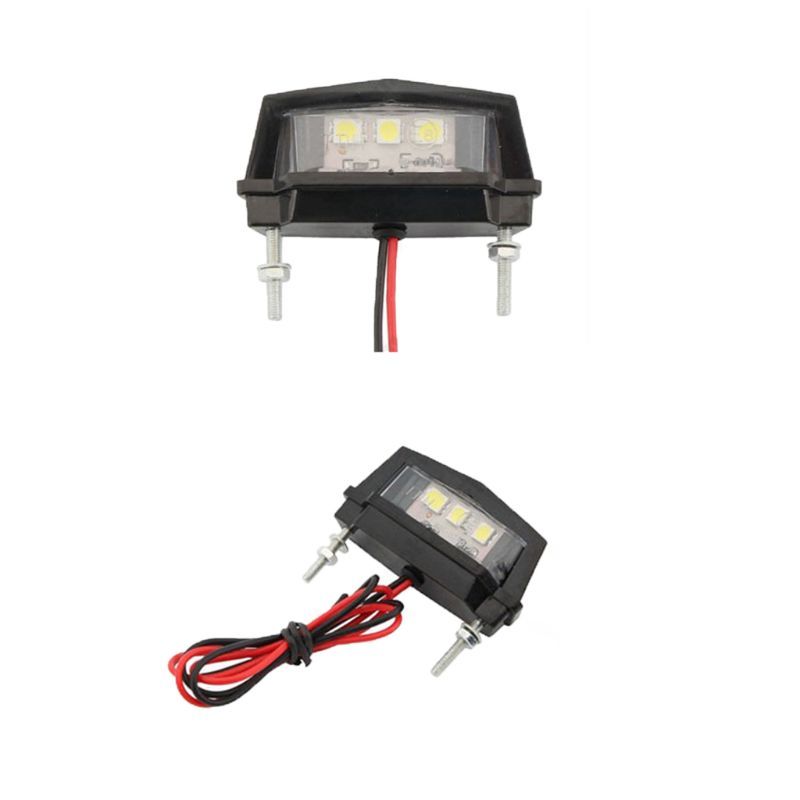 Plaque D'immatriculation De Moto �tanche 12v, �clairage - 2