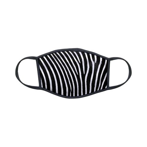 Masque En Tissu Lavable Pour Enfant 8-12 Ans Collection Animal Skin Zèbre Design 01