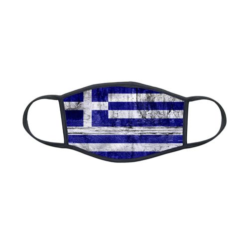 Masque En Tissu Lavable Pour Enfant 8-12 Ans Drapeau Grèce Ref 0078