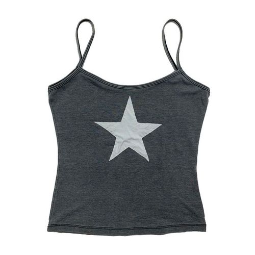 Débardeur Sans Manches Vinatge Imprimé Graphique Corset Grunge Crop Top Y2k Vêtements Des Années 90 Esthétique Sexy E-Fille D'été Gothique Femmes