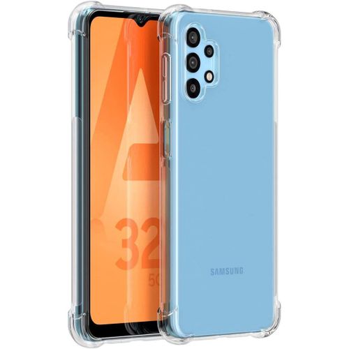 Coque Samsung Galaxy A32 5g Souple Transparente Flexible Bumper En Gel Tpu Silicone Invisible Antichoc Avec Bords Renforcés - Accessoires Pochette Case