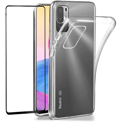 Protection Intégrale 360 Degres Xiaomi Redmi Note 10 5g : Coque Gel De Protection En Tpu Invisible Arrière Transparente Et Protection Écran Full Cover Noir Xiaomi Redmi Note 10 5g - Accessoires Pochette Case