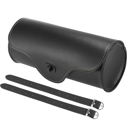 Sac à outils pour fourche de moto, sacoche de guidon en cuir PU imperméable, sac de rangement de rouleau de cyclisme, sacs de selle universels pour moto