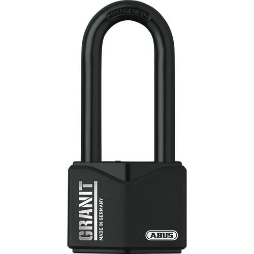 Cadenas à clé - anti-corrosion - anse haute - Granit - 37/55HB75 ABUS
