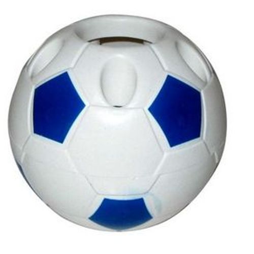 Porte-Crayon En Forme De Ballon De Football,Pour Stylos,Porte-Pinceaux De Maquillage,Fournitures Étudiants,Cadeau Sportif,Décoration De Bureau, - Type Blue