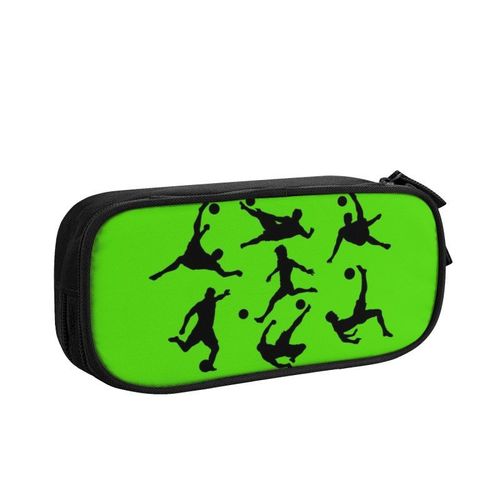 Étui À Crayons Kawaii Soccer Goal Pour Garçons Et Filles,Grand Rangement À Crayons De Sport De Football,Fournitures Scolaires #L