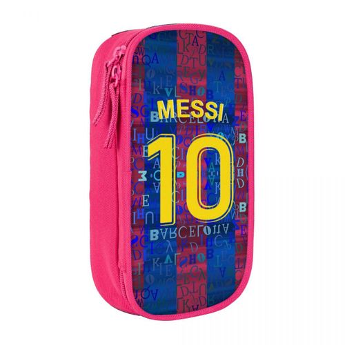 Étuis À Crayons De Football Numéro 10 Pour Filles Et Garçons,Sacs Porte-Stylo Messi,Grand Rangement,Étuis À Crayons Scolaires Pour Étudiants,Argentine - Type Rose