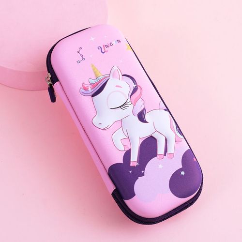 Étui À Crayons Kawaii École Étuis À Crayons Papeterie Estuche 3d Espace Stylo Étui Licorne Fournitures Scolaires Trousse Scolaire Boîte À Crayons #O