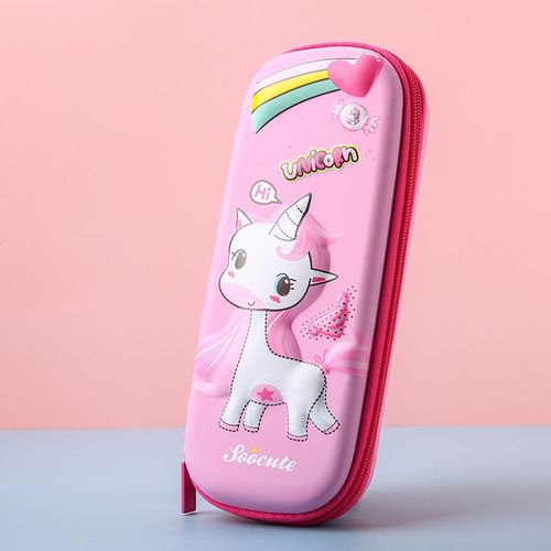 Étui À Crayons Kawaii École Étuis À Crayons Papeterie Estuche 3d Espace Stylo Étui Licorne Fournitures Scolaires Trousse Scolaire Boîte À Crayons #T