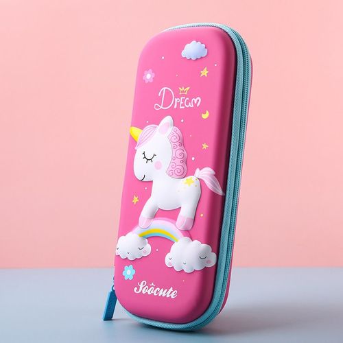 Étui À Crayons Kawaii École Étuis À Crayons Papeterie Estuche 3d Espace Stylo Étui Licorne Fournitures Scolaires Trousse Scolaire Boîte À Crayons #U