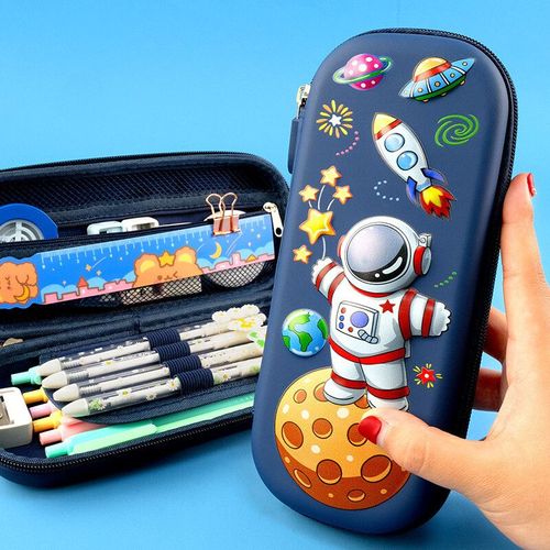 Étui À Crayons Kawaii École Étuis À Crayons Papeterie Estuche 3d Espace Stylo Étui Licorne Fournitures Scolaires Trousse Scolaire Boîte À Crayons #Q