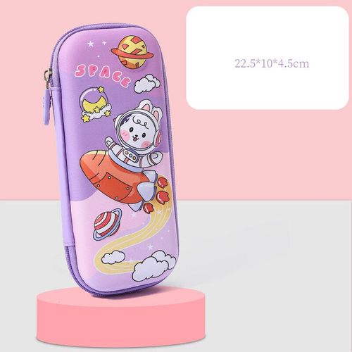 Étui À Crayons Kawaii École Étuis À Crayons Papeterie Estuche 3d Espace Stylo Étui Licorne Fournitures Scolaires Trousse Scolaire Boîte À Crayons #F