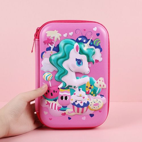 Trousse À Crayons Dinosaure 3d Grande Capacité,Fournitures Scolaires,Trousse À Crayons,Papeterie Mignonne - Type Cute Pencil Box #C