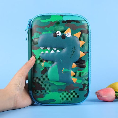 Trousse À Crayons Dinosaure 3d Grande Capacité,Fournitures Scolaires,Trousse À Crayons,Papeterie Mignonne - Type School Pencil Case